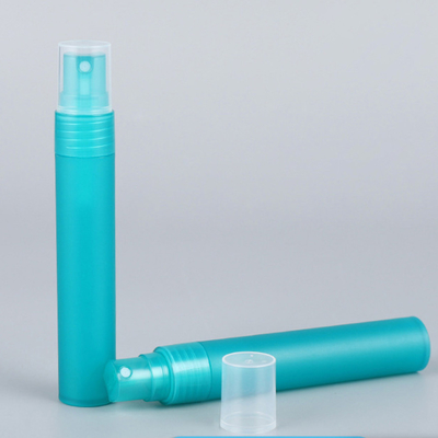 ब्लू पॉलीप्रोपाइलीन पेन परफ्यूम स्प्रे बोतल 10ml तरल रिसाव को रोकें