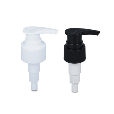 प्लास्टिक की बोतल के लिए LinDeer 24mm ब्लैक लोशन पंप रिप्लेसमेंट 24/410