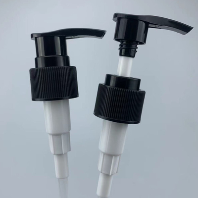 प्लास्टिक की बोतल के लिए LinDeer 24mm ब्लैक लोशन पंप रिप्लेसमेंट 24/410