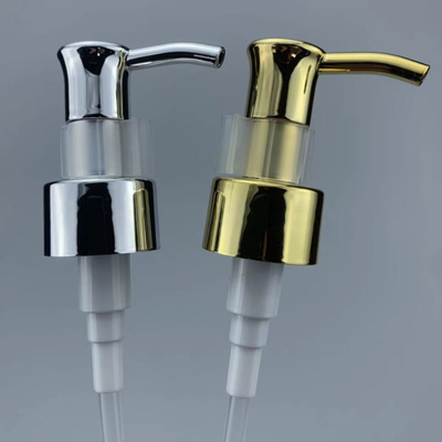 सिल्वर गोल्ड 24MM एल्युमिनियम लोशन पंप डिस्पेंसर Anodized