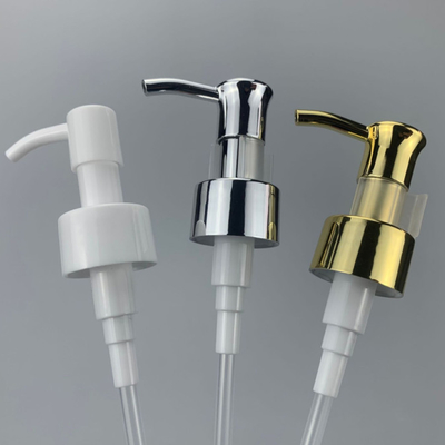 24MM गोल्ड लोशन डिस्पेंसर पंप एल्युमिनियम परफ्यूम स्प्रेयर