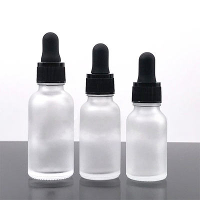 बहु क्षमता पाले सेओढ़ लिया ड्रॉपर ग्लास आवश्यक तेल की बोतलें 5ml 10ml