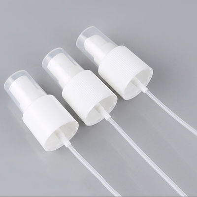 अनुकूलित ट्यूब लंबाई 24 मिमी ठीक धुंध ट्रिगर स्प्रेयर व्हाइट